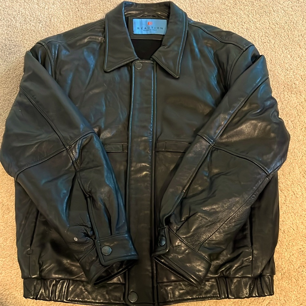 Kenneth Cole Reaction leather jacket